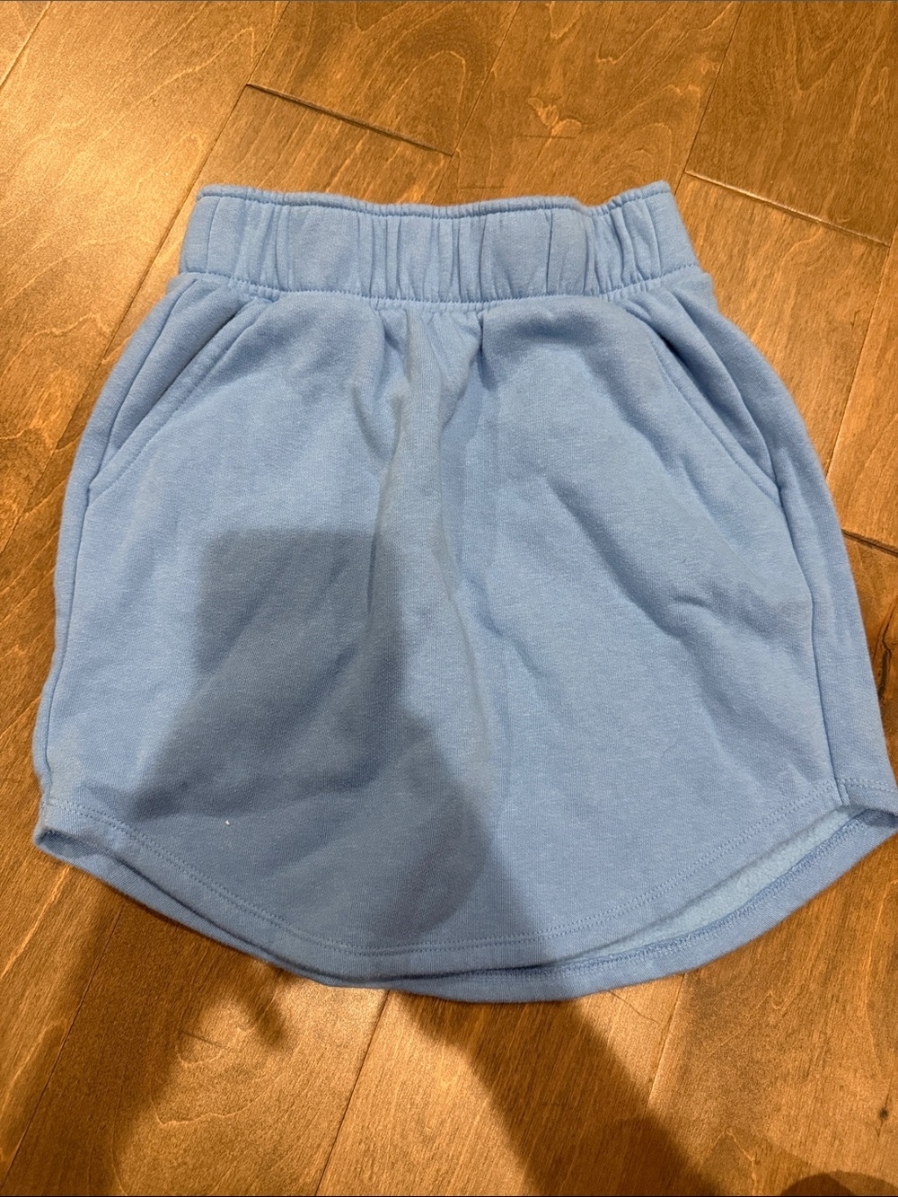 wild fable Light Blue Mini Jersey Knit skirt with Pockets